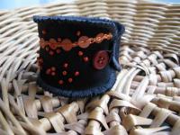 Bracelet en tissu "ORANGE"