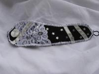 Bracelet en tissu et dentelle