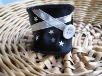 Bracelet en tissu "CREAM"