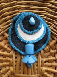 Broche "TURQUOISE"